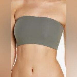 SKIMS army green bandeau LE